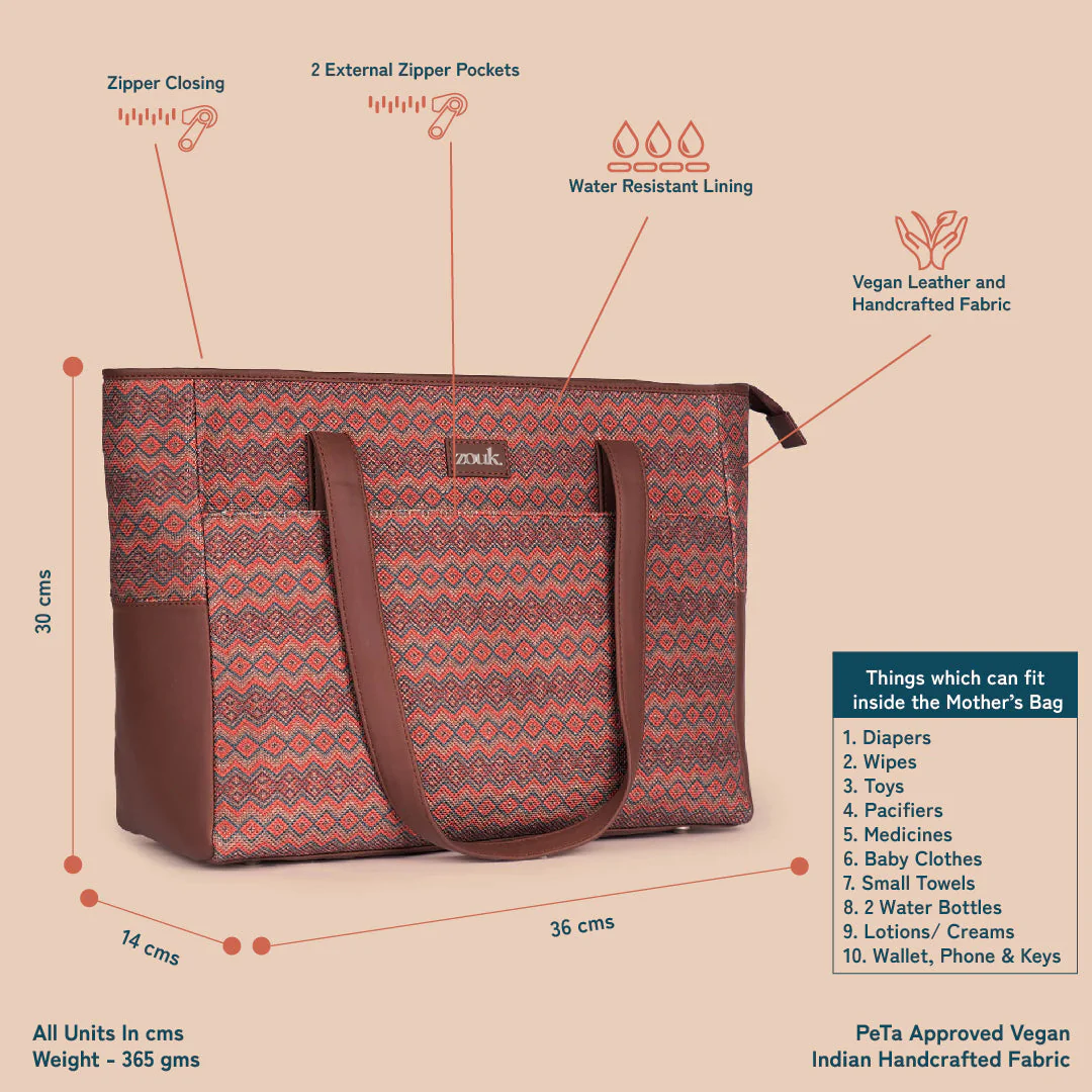 Gwalior Twill Diaper Bag - Image 4