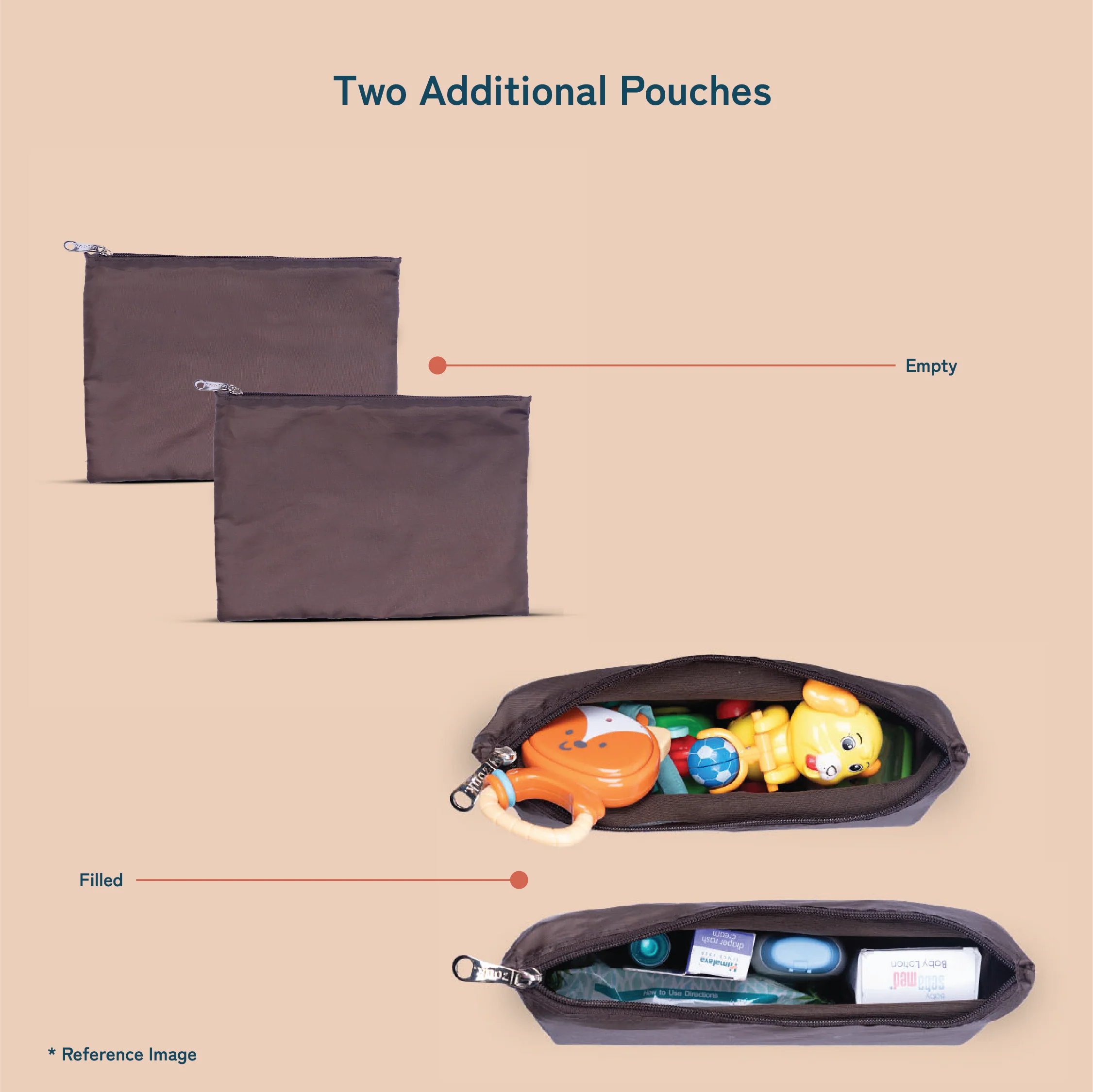 Kovil Blue Diaper Bag - Image 4