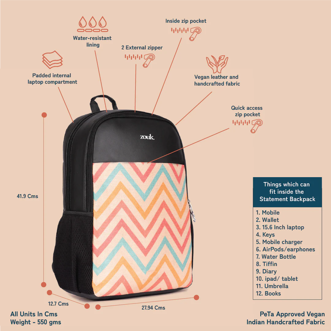 WavBeach Statement Backpack - Image 3