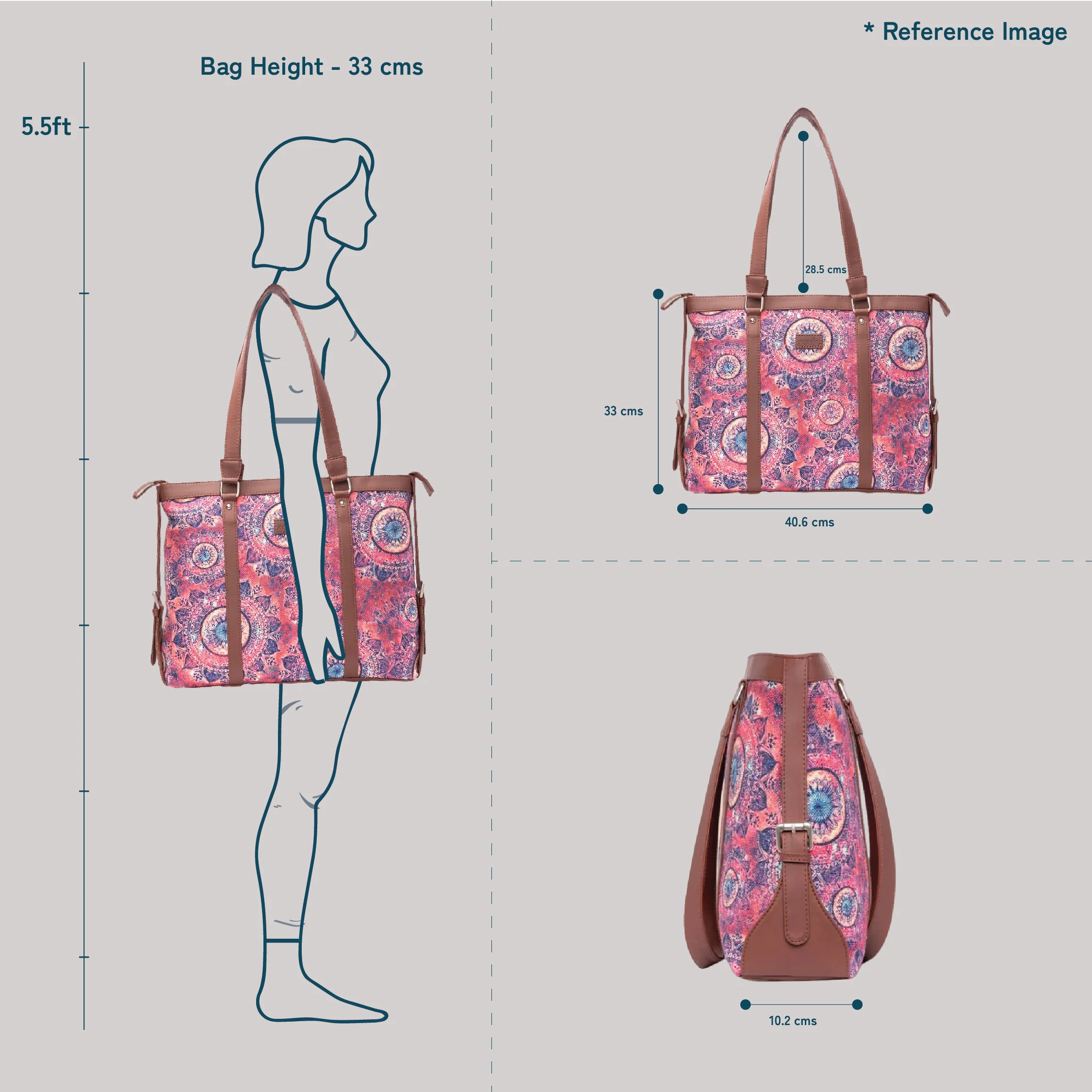 Abstract Amaze Women's Office Bag - Image 9