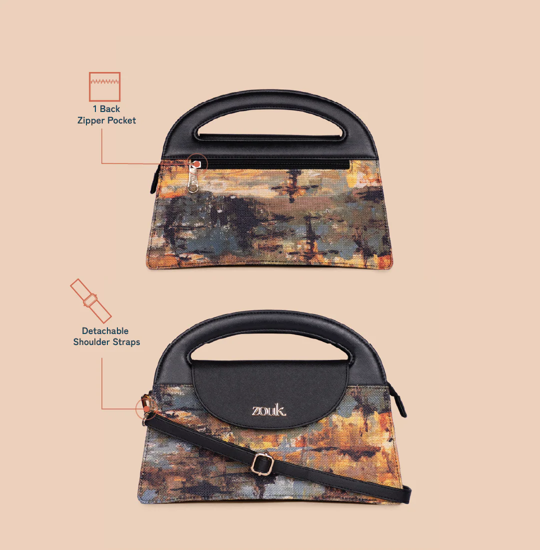 Rhea Kapoor Ziya Sling Bag - Bombay Tapestry - Image 2