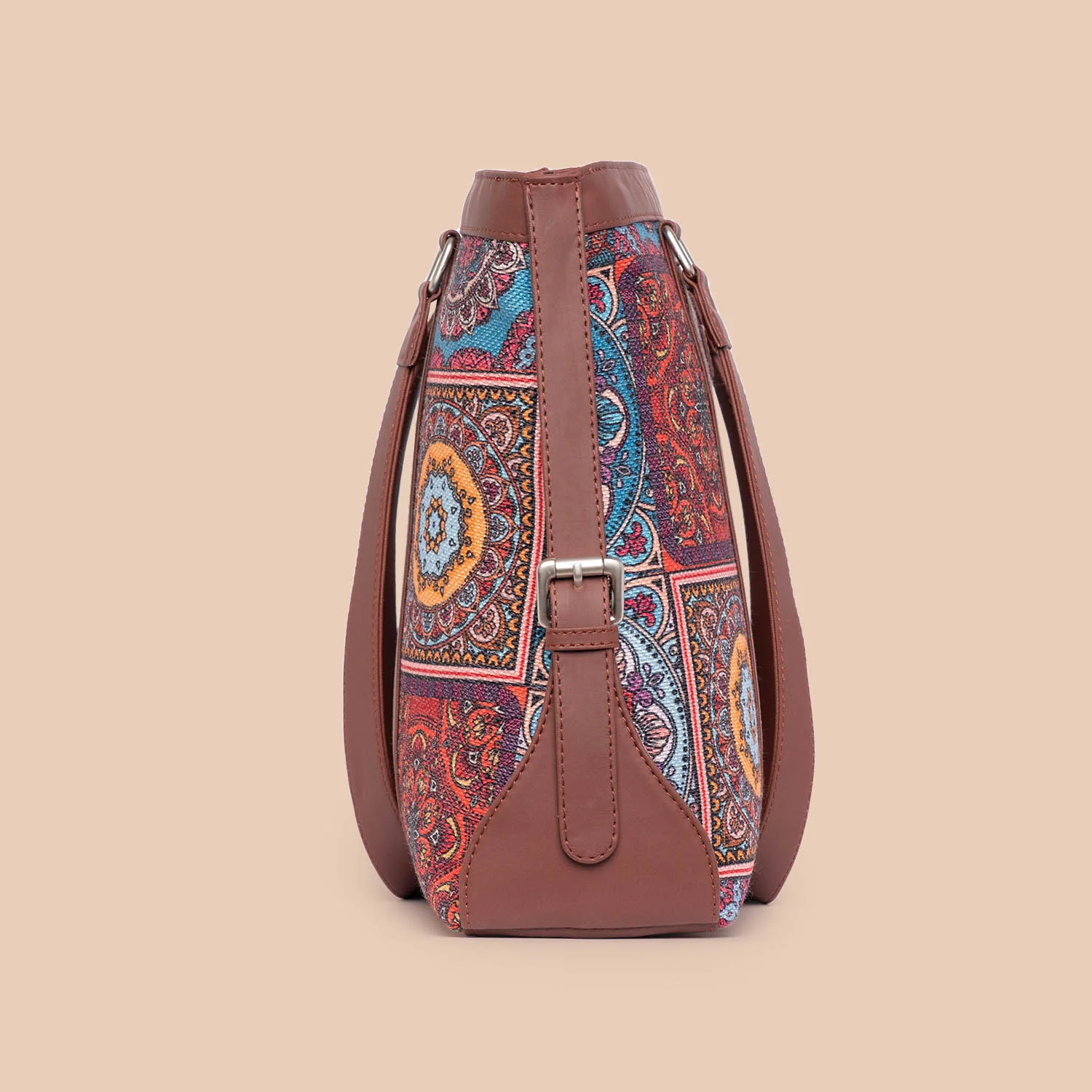 Multicolor Mandala Print Women's Office Bag - Image 8