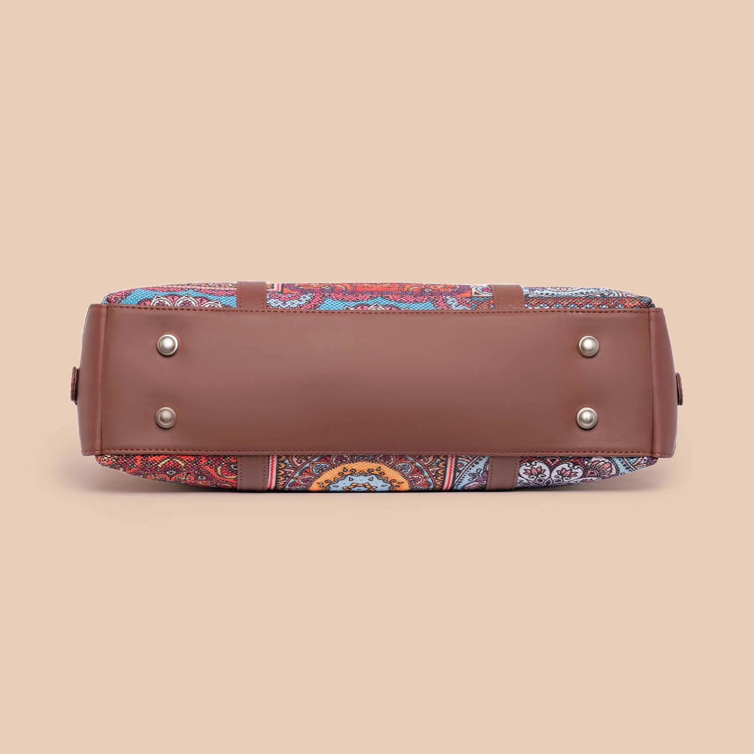 Multicolor Mandala Print Women's Office Bag - Image 9